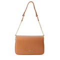 LOVE MOSCHINO borsa a spalla in ecopelle martellata cuoio