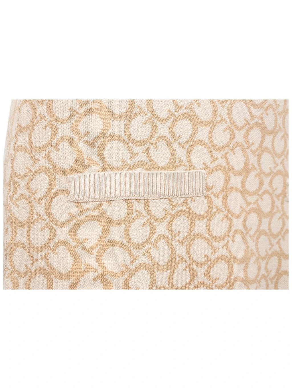 Abito in maglia Gianna da donna Guess con monogramma beige