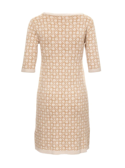 Abito in maglia Gianna da donna Guess con monogramma beige
