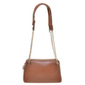 LOVE MOSCHINO borsa a tracolla in ecopelle color cuoio