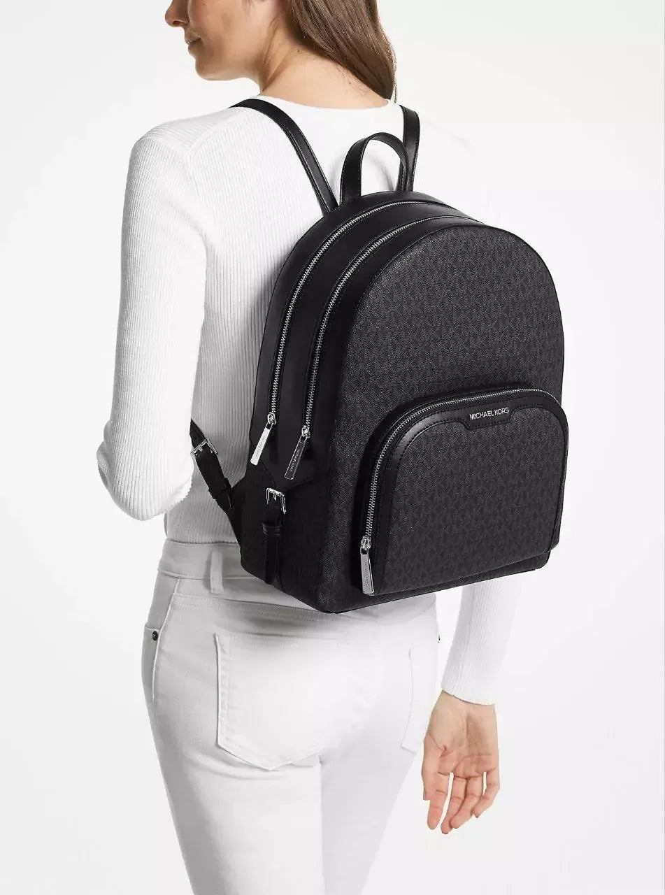 ZAINO MICHAEL LORS LARGE Jaycee Logo Backpack In Black 35S2S8TB7B