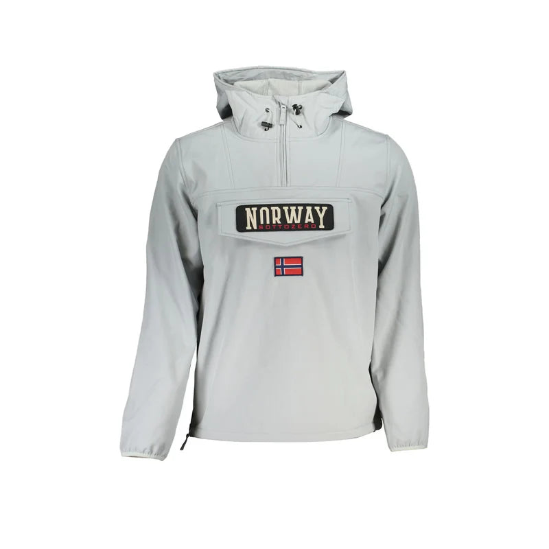 Norway 1963 Giacca Softshell Uomo Grigia con Cappuccio