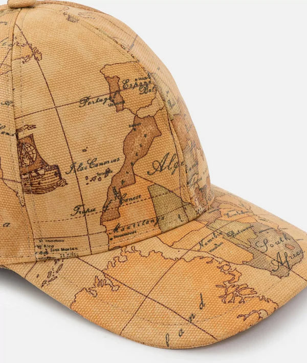 Cappello baseball in canvas stampa Geo Classic ALVIERO MARTINI