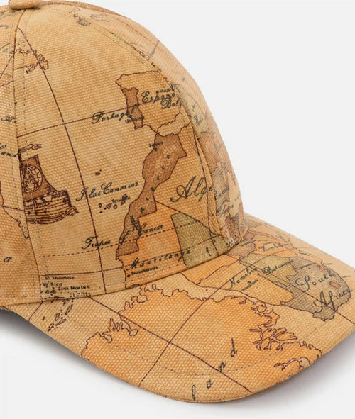 Cappello baseball in canvas stampa Geo Classic ALVIERO MARTINI