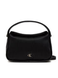 CALVIN KLEIN JEANS Borsa a mano/tracolla in ecopelle con lavorazione a costine