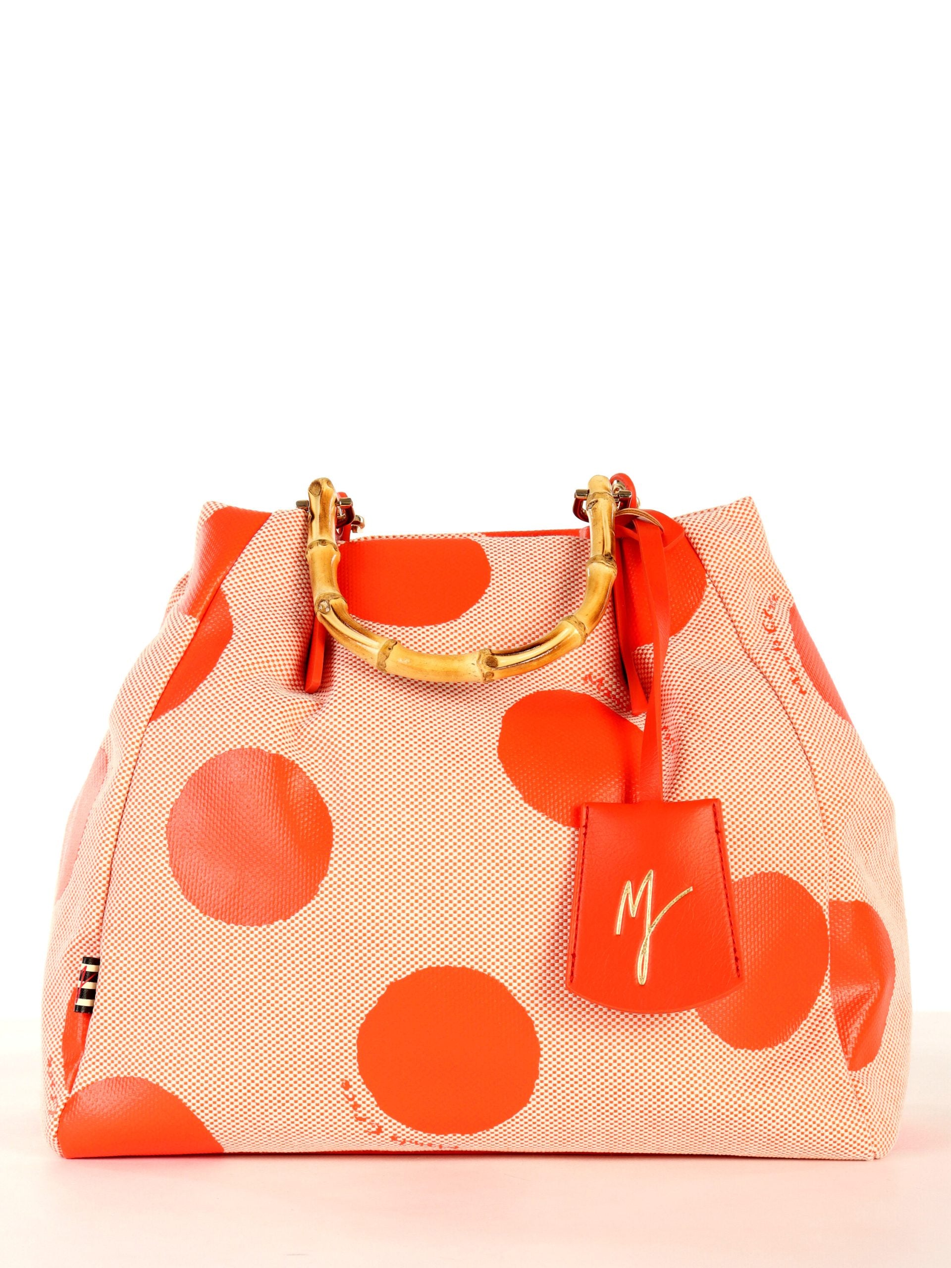 Borsa a mano Manila Grace Jasmine Arancio Media