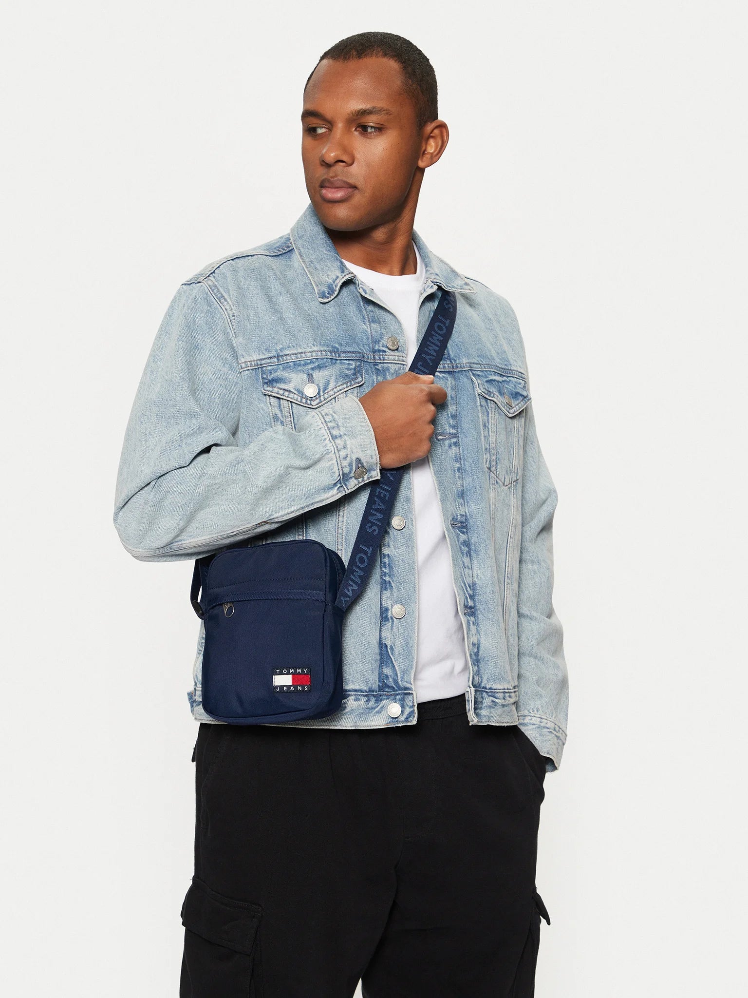 Tommy Jeans Borsellino uomo blu scuro