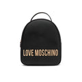 LOVE MOSCHINO Zainetto PU GRS galvanizzato ORO nero