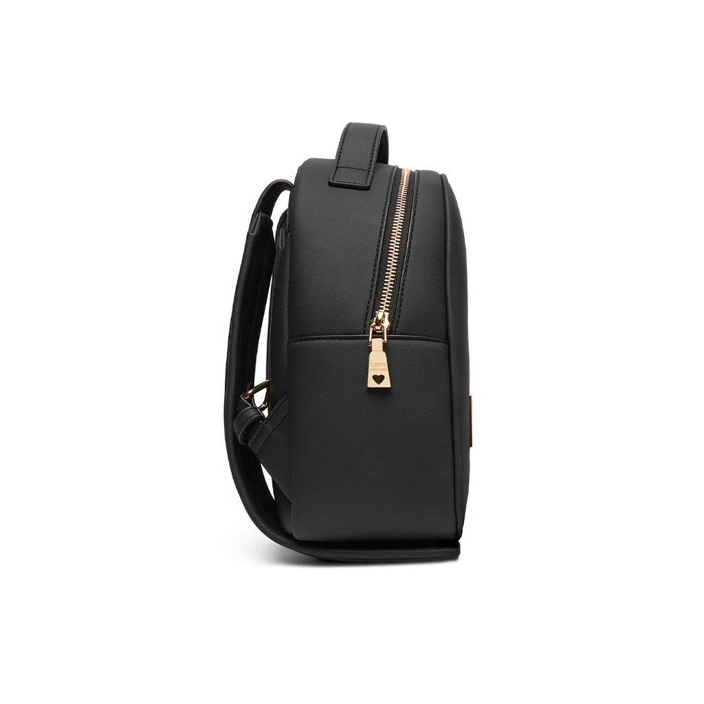 LOVE MOSCHINO Zainetto PU GRS galvanizzato ORO nero